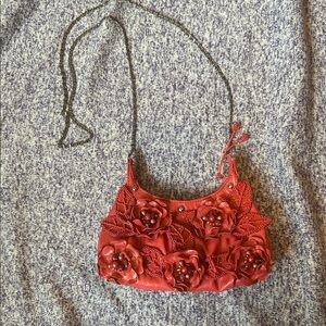 Mary Frances Vibrant Red Handbag